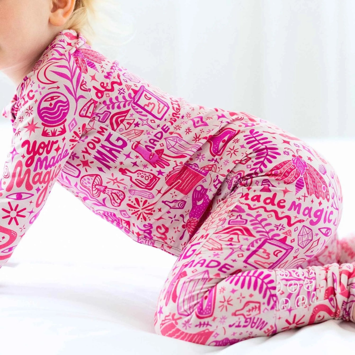 Raising Mama The Second - Skin Convertible Romper | Mystic Mama (Pink) - 
