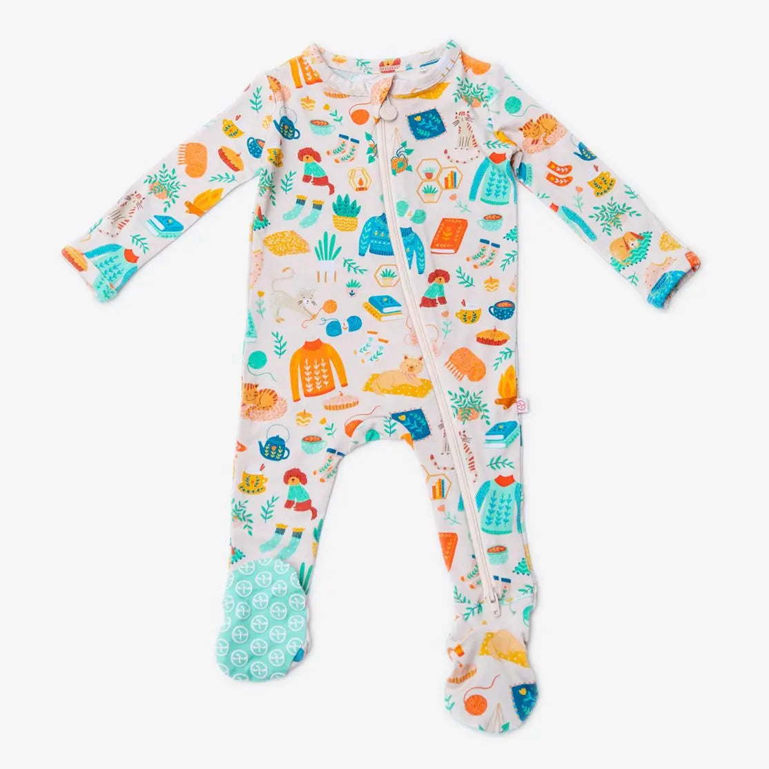 Raising Mama The Second - Skin Footie | Cozy Cats & Dogs - 