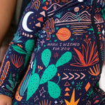Raising Mama The Second - Skin Footie | Desert Cactus (Midnight) - 
