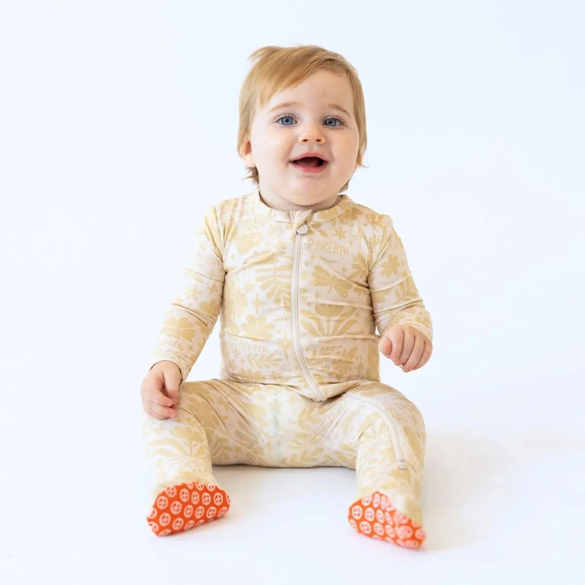 Raising Mama The Second - Skin Footie | Om Baby (Beige) - 