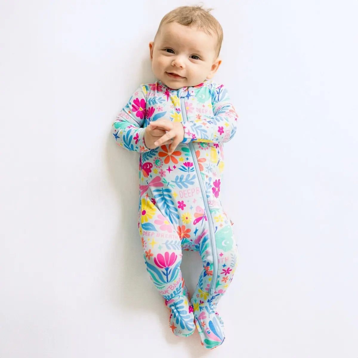 Raising Mama The Second - Skin Footie | Om Baby (Light Blue) - 