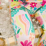 Raising Mama The Second - Skin Footless Romper | Rainbow Daisy Babe - 