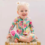 Raising Mama The Second - Skin Footless Romper | Rainbow Daisy Babe - 