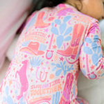Raising Mama The Second - Skin Footless Romper | Saddle Up - 
