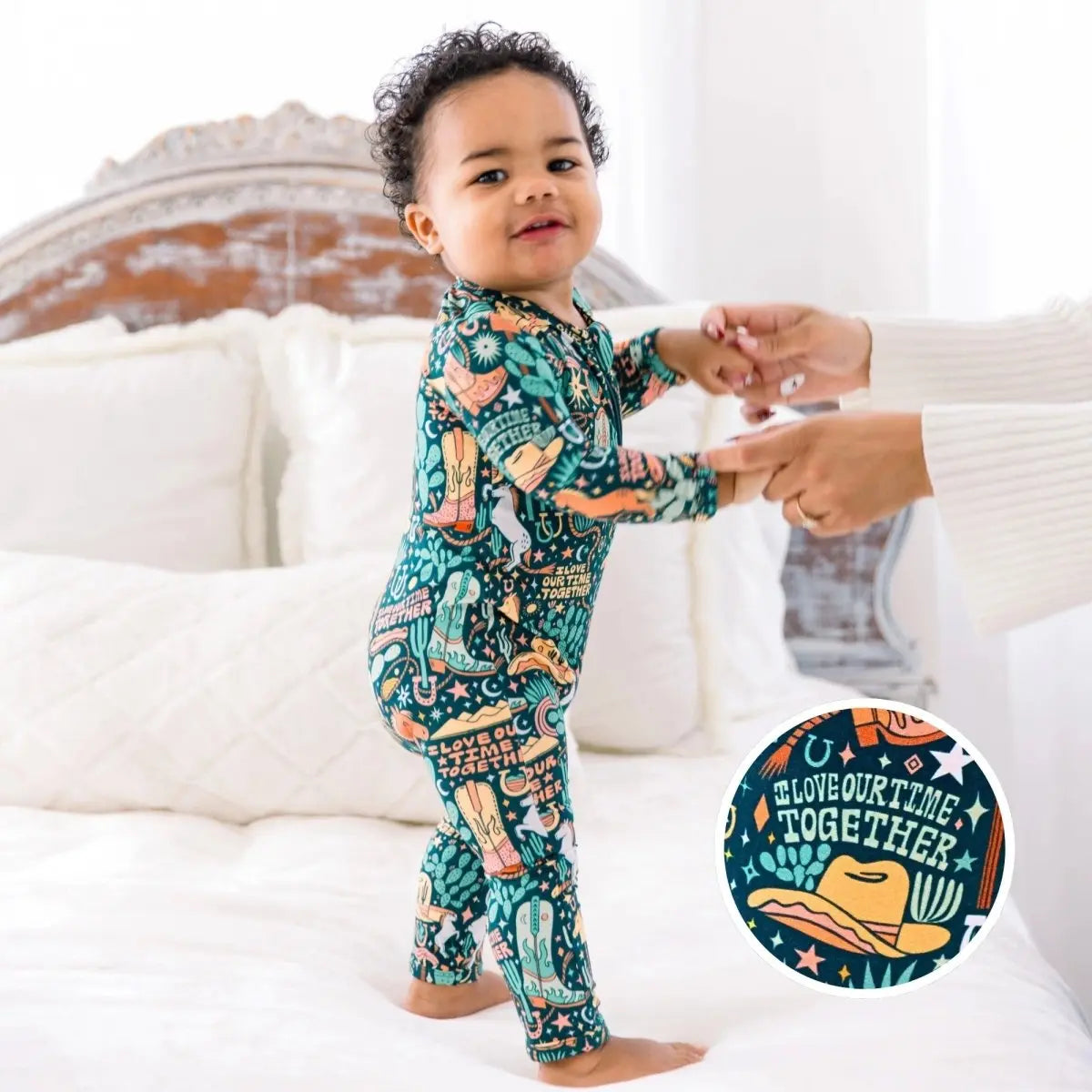 Raising Mama The Second - Skin Footless Romper | Wild West - 