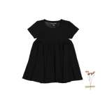 Lovely Littles The Short Sleeve Dress - Black - 
