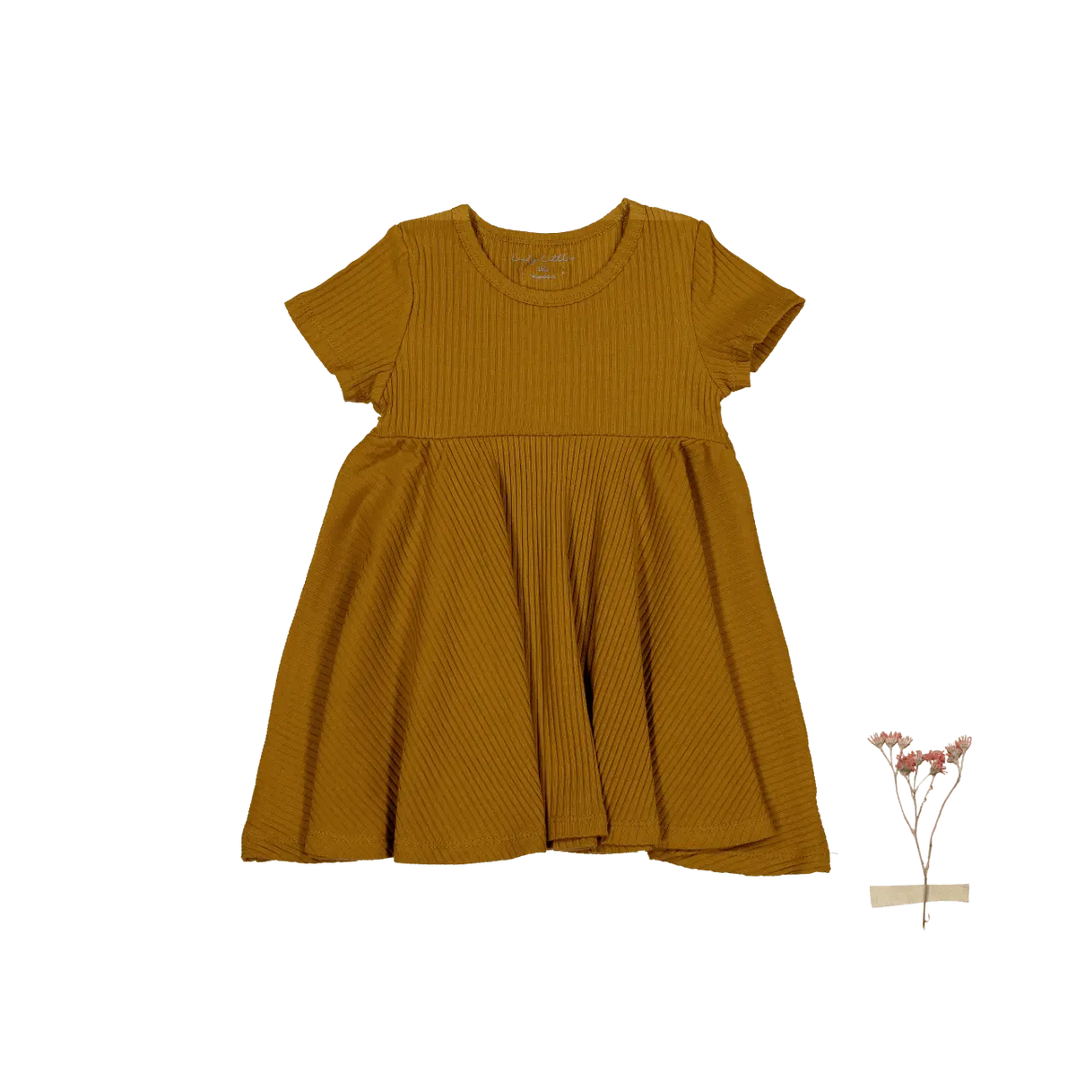 Lovely Littles The Short Sleeve Dress - Cider - 