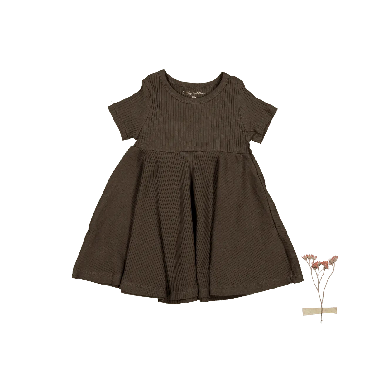 The Short Sleeve Dress - Cocoa - Sleeve, One-piece garment, Textile, Fashion, Day Dress | Everetts Place
