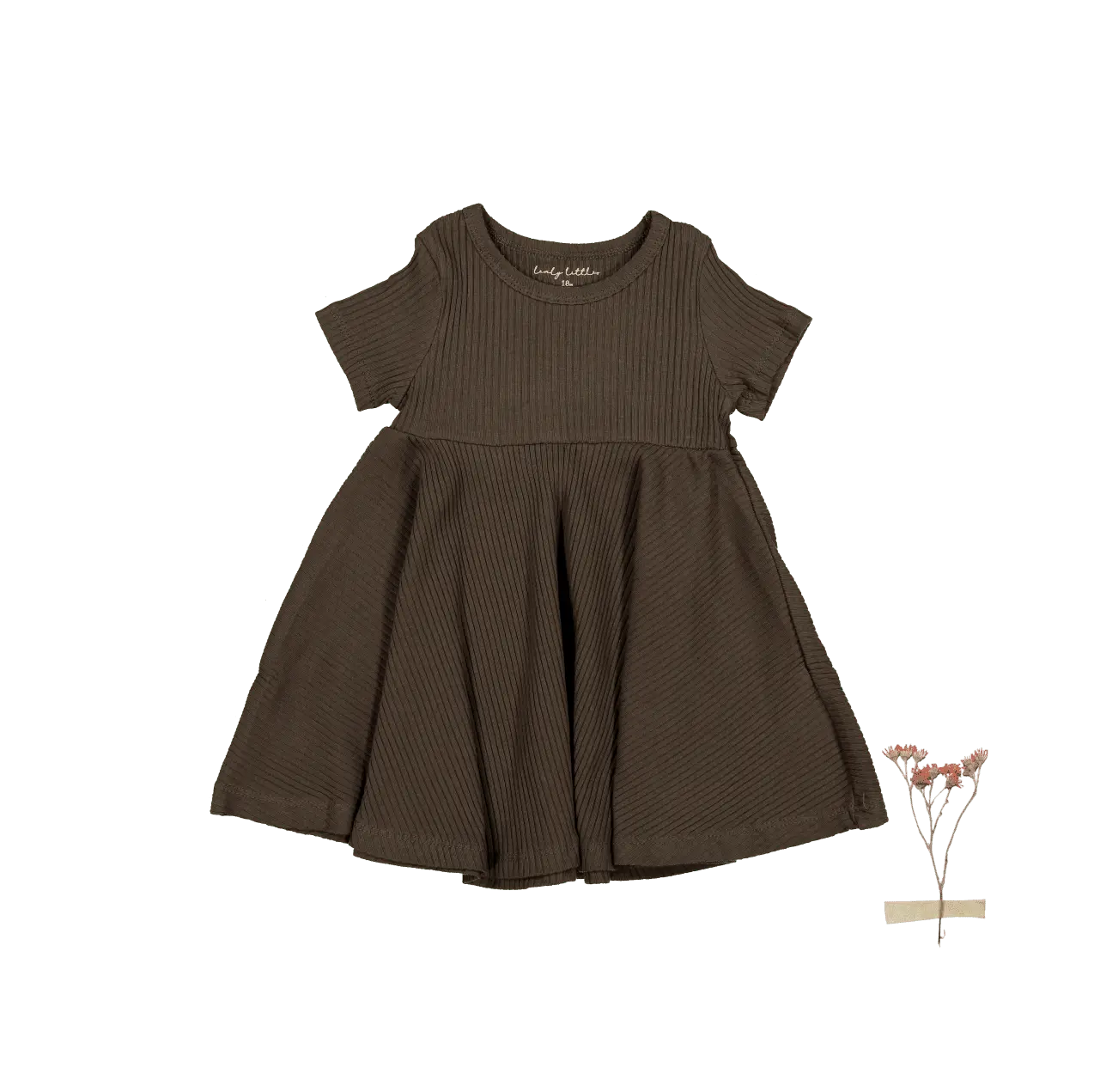 The Short Sleeve Dress - Cocoa - Sleeve, One-piece garment, Textile, Fashion, Day Dress | Everetts Place