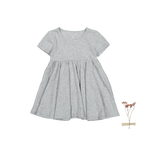 The Short Sleeve Dress - Heather - Sleeve, White, One-piece garment, Day Dress, Dress | Everetts Place