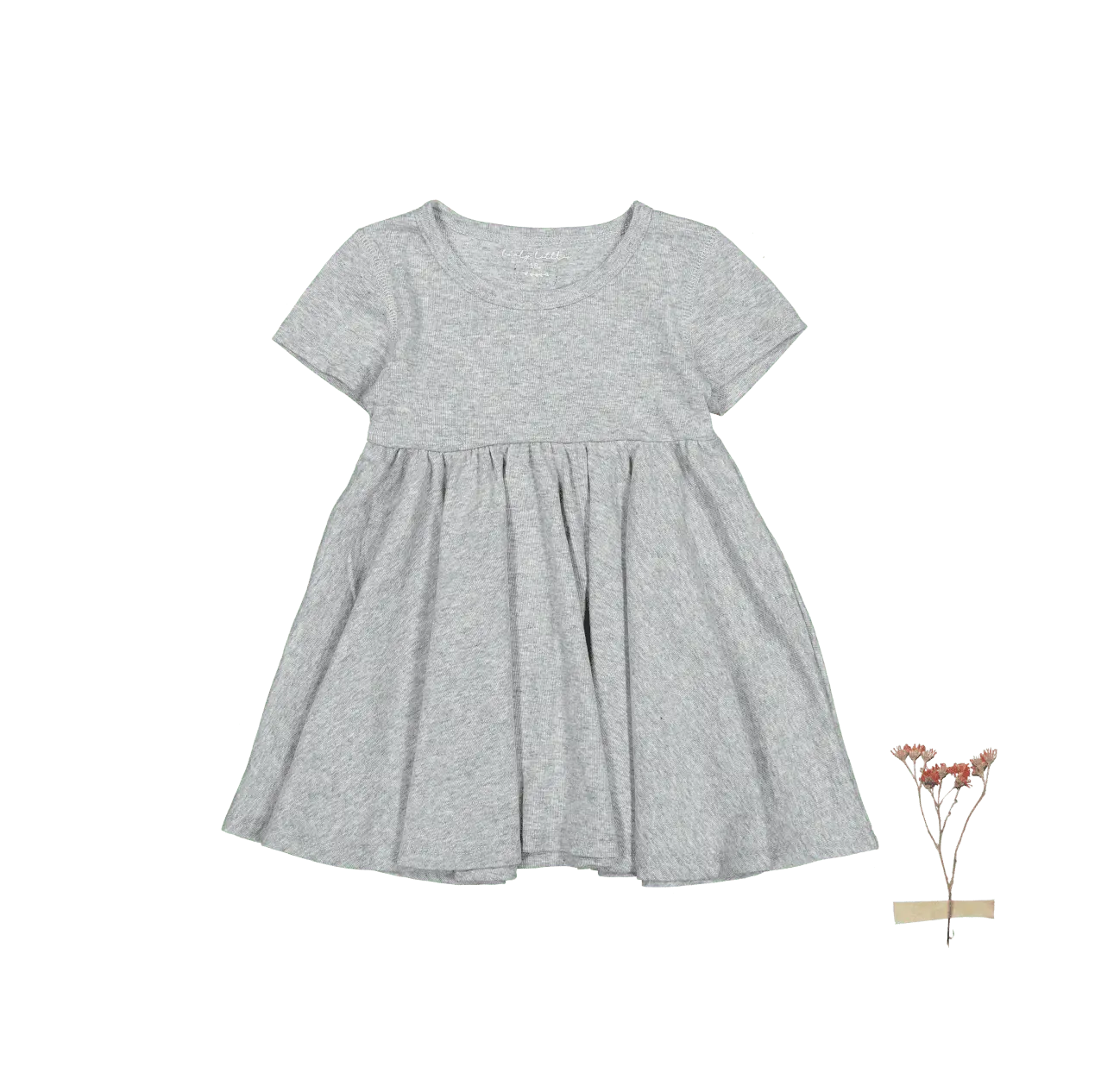 The Short Sleeve Dress - Heather - Sleeve, White, One-piece garment, Day Dress, Dress | Everetts Place