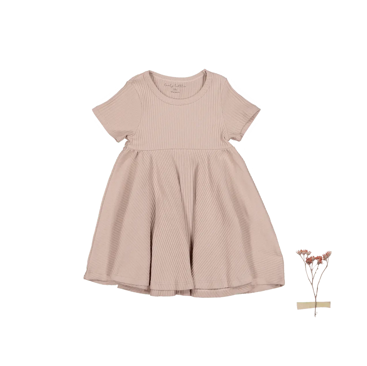 The Short Sleeve Dress - Mauve - Sleeve, Baby & Toddler Clothing, Textile, One-piece garment, Dress | Everetts Place