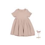 The Short Sleeve Dress - Mauve - Sleeve, Baby & Toddler Clothing, Textile, One-piece garment, Dress | Everetts Place