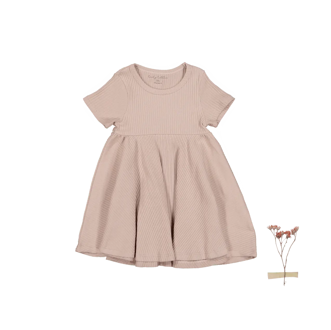 The Short Sleeve Dress - Mauve - Sleeve, Baby & Toddler Clothing, Textile, One-piece garment, Dress | Everetts Place