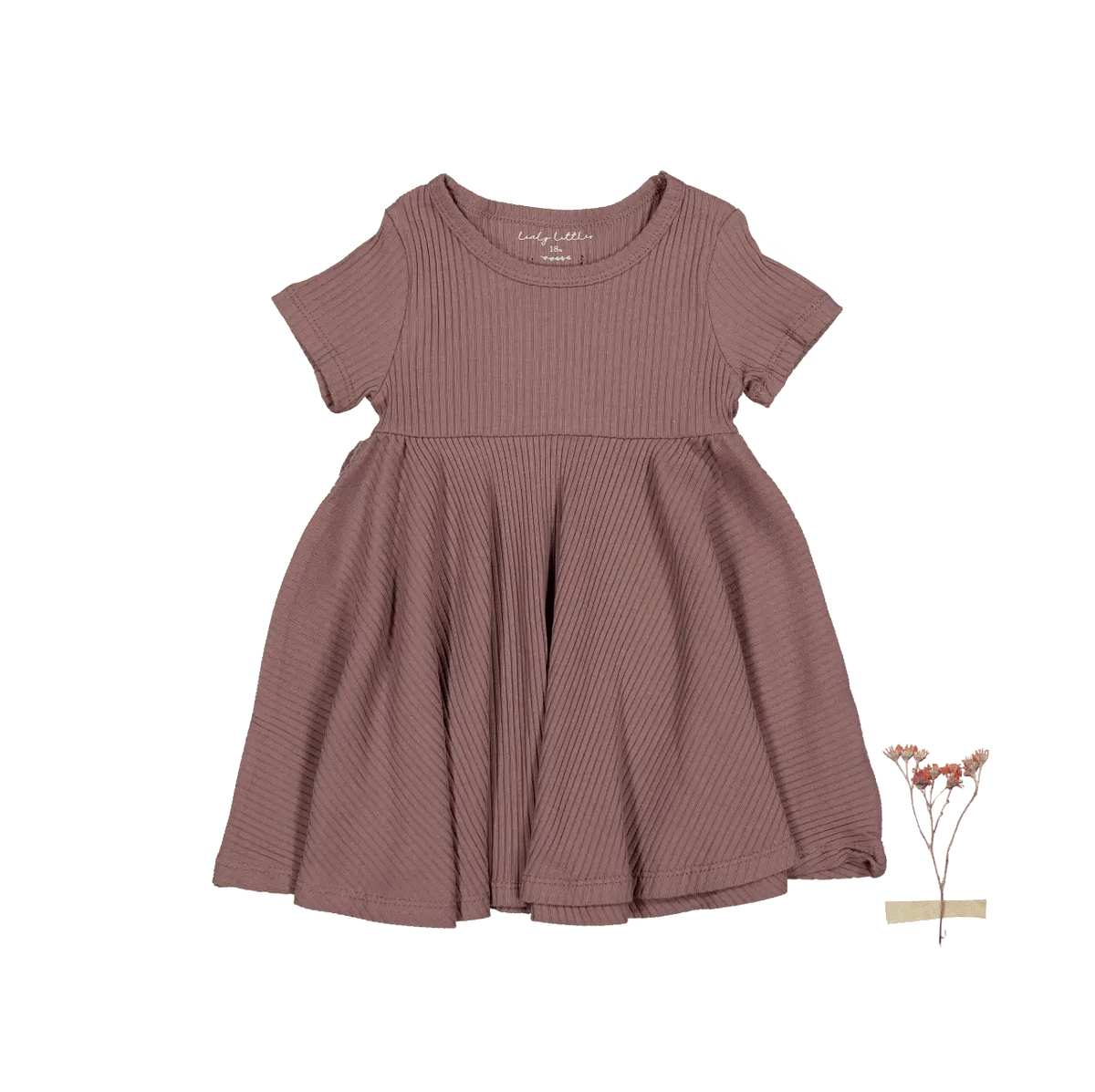The Short Sleeve Dress - Mink - Sleeve, One-piece garment, Textile, Baby & Toddler Clothing, Dress | Everetts Place