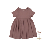 The Short Sleeve Dress - Mink - Sleeve, One-piece garment, Textile, Baby & Toddler Clothing, Dress | Everetts Place