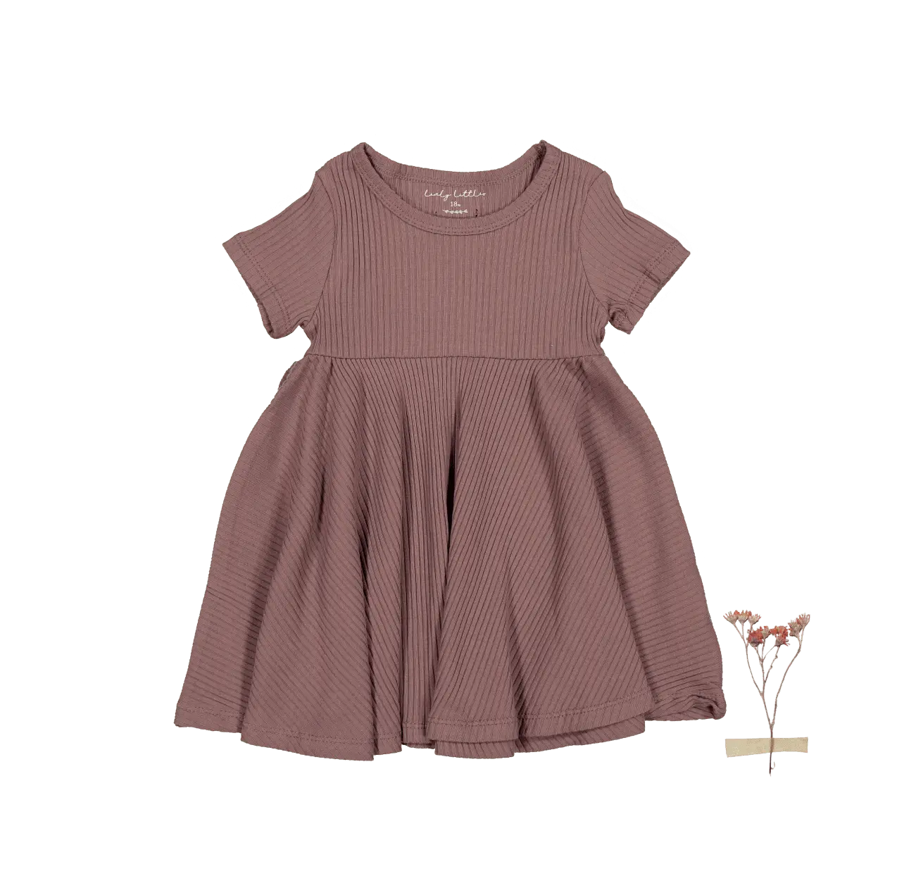 The Short Sleeve Dress - Mink - Sleeve, One-piece garment, Textile, Baby & Toddler Clothing, Dress | Everetts Place