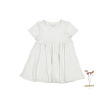 The Short Sleeve Dress - Oatmeal - Sleeve, White, Textile, One-piece garment, Day Dress | Everetts Place