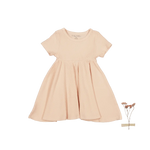 The Short Sleeve Dress - Powder - Sleeve, Baby & Toddler Clothing, Textile, Dress, Day Dress | Everetts Place