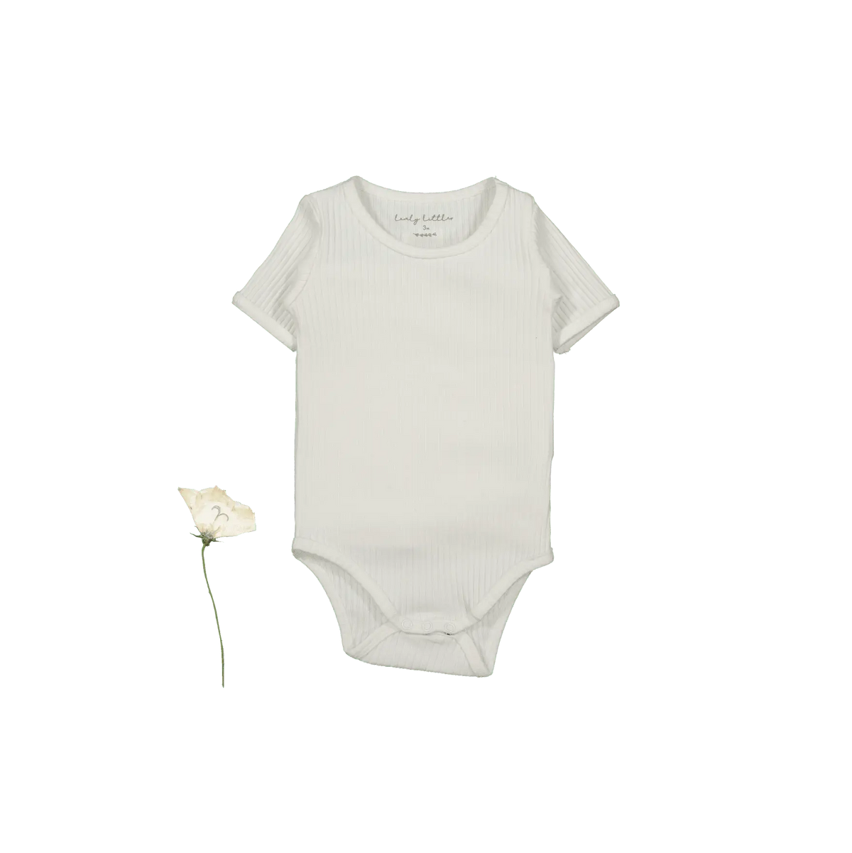 The Short Sleeve Onesie - Bone - Sleeve, White, Baby & Toddler Clothing, Textile, Infant bodysuit | Everetts Place