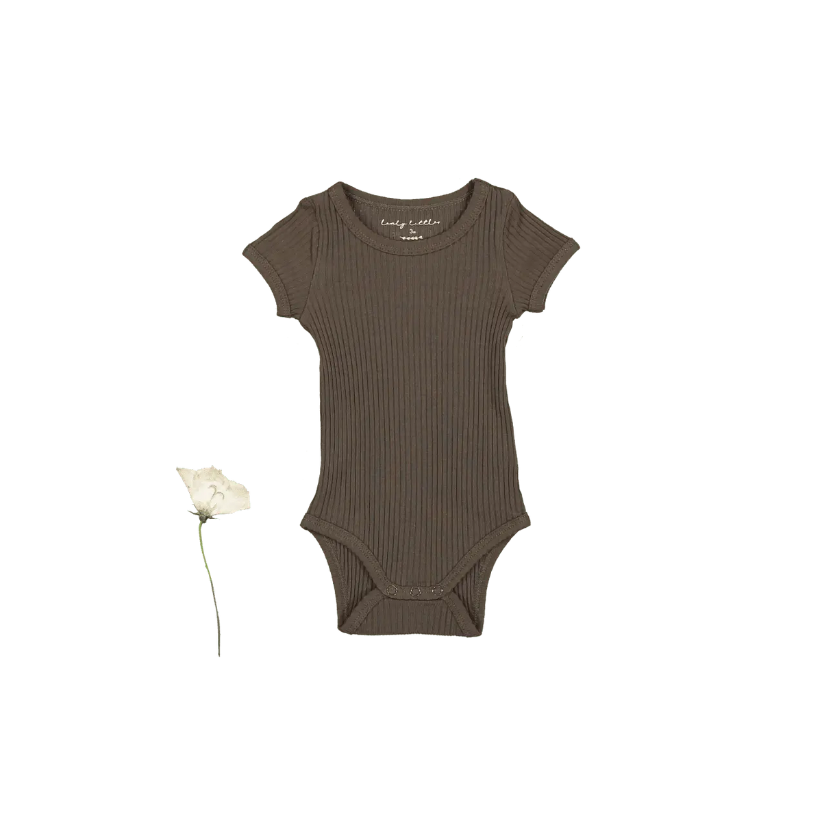 The Short Sleeve Onesie - Cocoa - Sleeve, Active Shirt, Baby & Toddler Clothing, Woolen, One-piece garment | Everetts Place