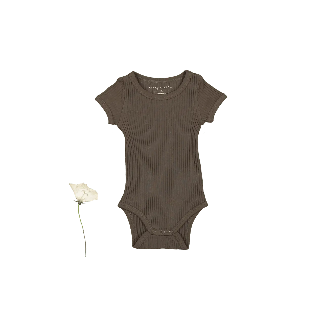 The Short Sleeve Onesie - Cocoa - Sleeve, Active Shirt, Baby & Toddler Clothing, Woolen, One-piece garment | Everetts Place