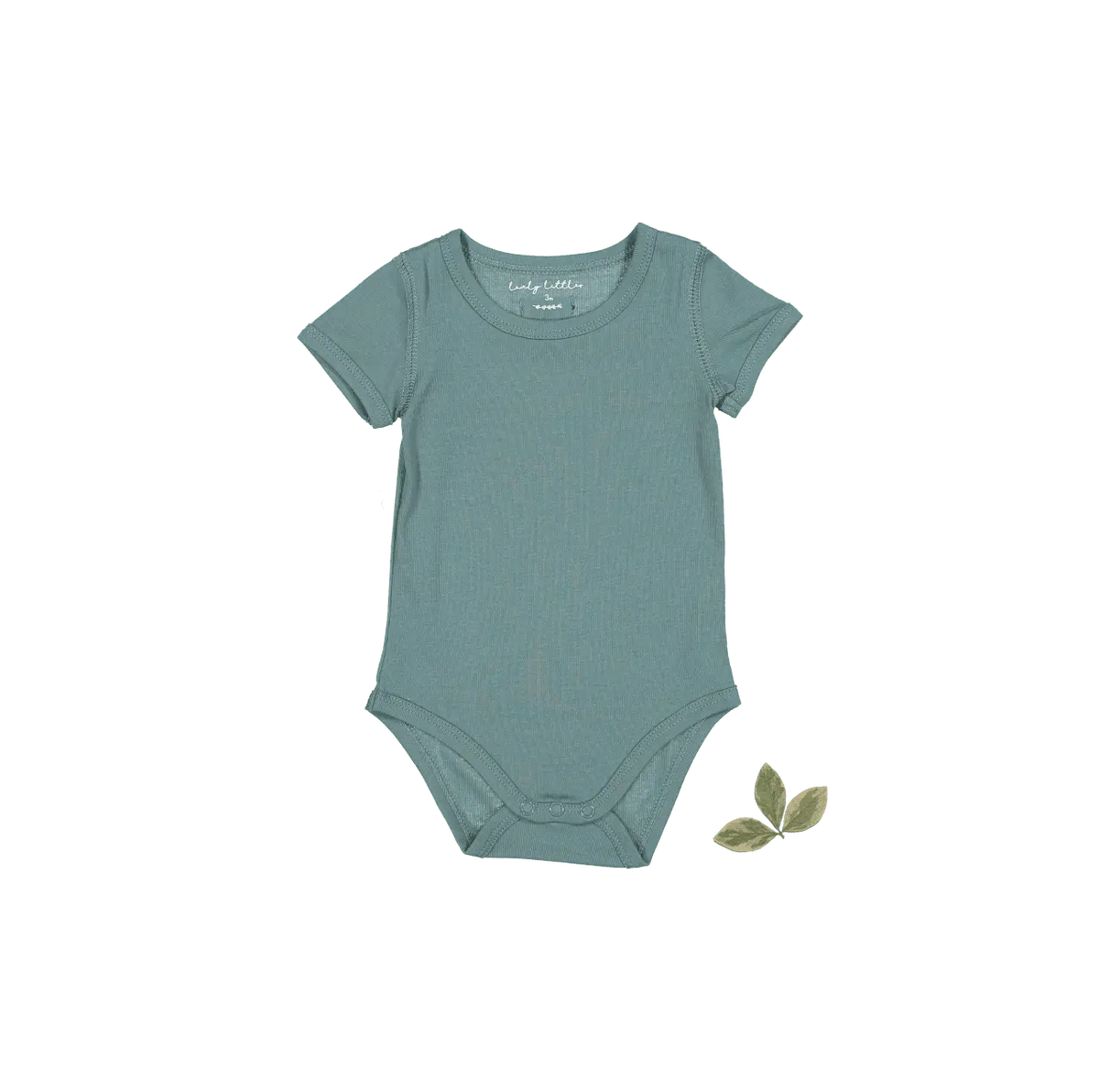 The Short Sleeve Onesie - Fern - Sleeve, Textile, Active Shirt, Infant bodysuit, Baby & Toddler Clothing | Everetts Place