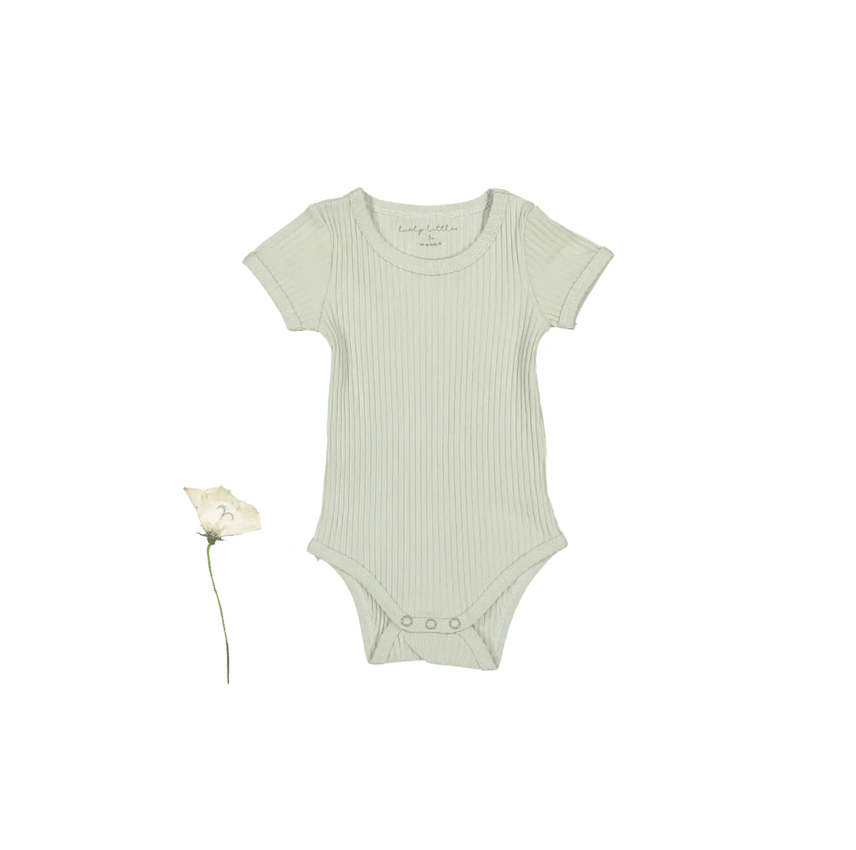 The Short Sleeve Onesie - Mist - Sleeve, White, Baby & Toddler Clothing, Textile, Infant bodysuit | Everetts Place