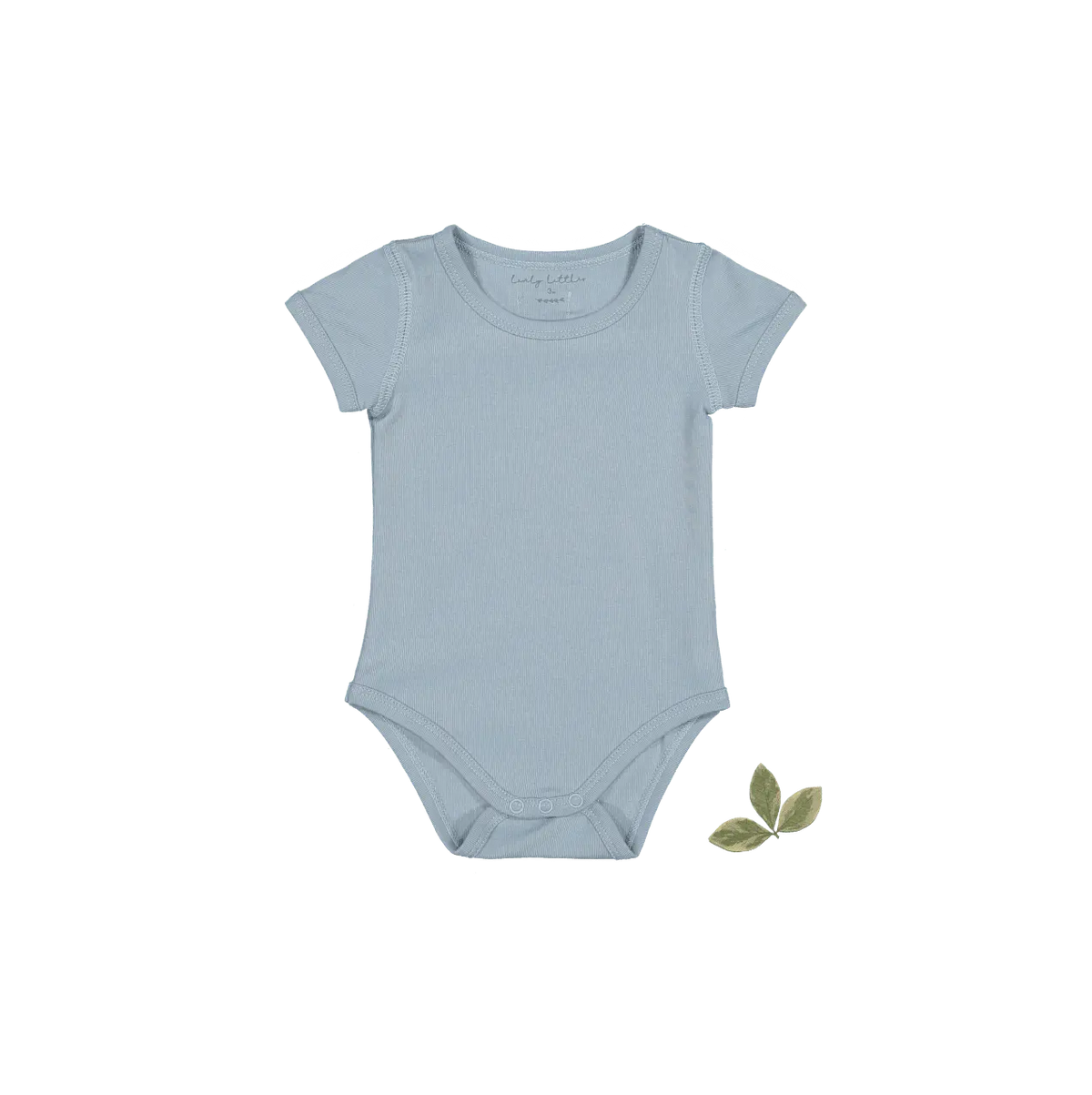 The Short Sleeve Onesie - Ocean - Sleeve, White, Textile, Active Shirt, Infant bodysuit | Everetts Place