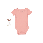 The Short Sleeve Onesie - Rose - Sleeve, Baby & Toddler Clothing, Pink, Infant bodysuit, Leotard | Everetts Place