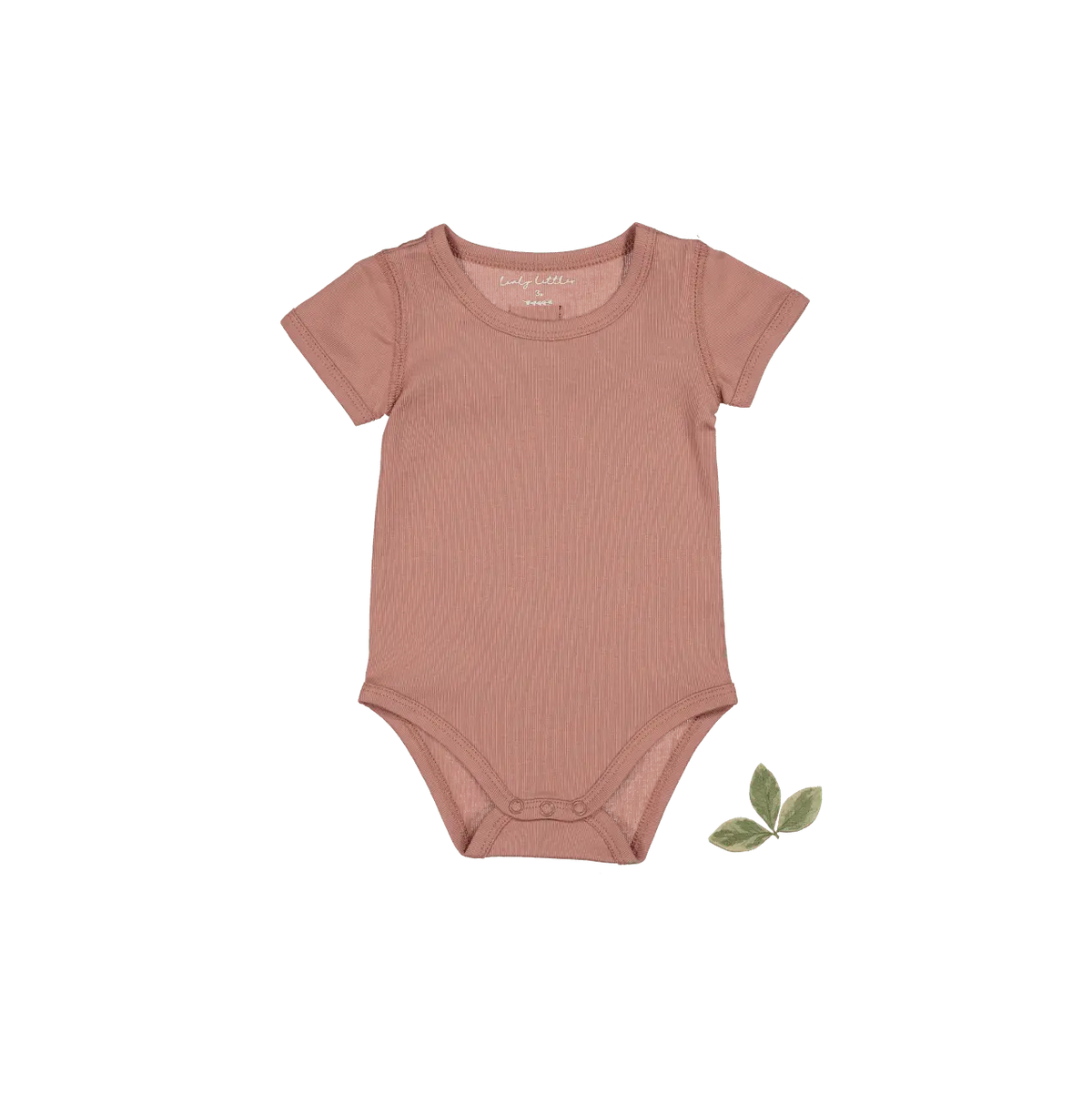 The Short Sleeve Onesie - Rosewood - Sleeve, Baby & Toddler Clothing, Pink, Infant bodysuit, Active Shirt | Everetts Place