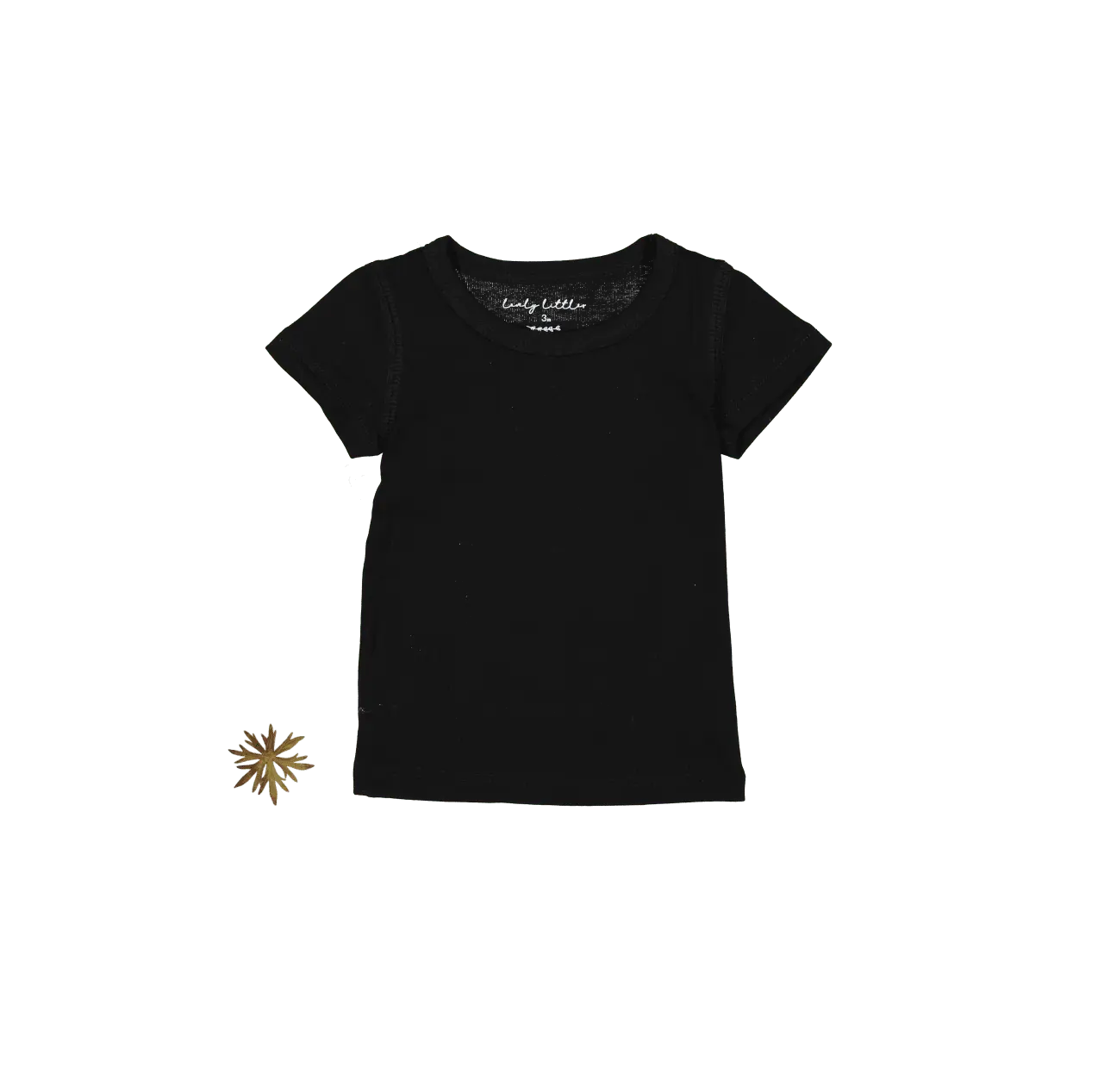 The Short Sleeve Tee - Black - Sleeve, T-shirt, White, Textile, Fashion | Everetts Place