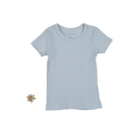 The Short Sleeve Tee -  Blue - Sleeve, White, T-shirt, Textile, Active Shirt | Everetts Place