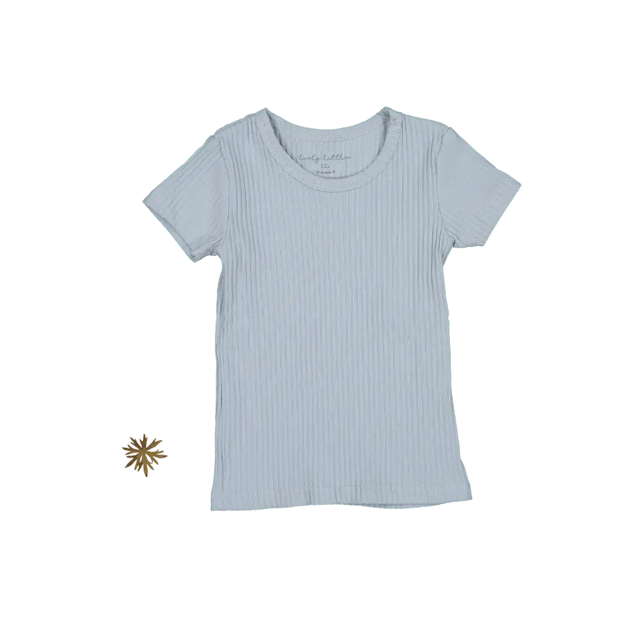 The Short Sleeve Tee -  Blue - Sleeve, White, T-shirt, Textile, Active Shirt | Everetts Place