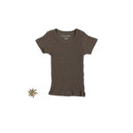 Lovely Littles The Short Sleeve Tee - Cocoa - 