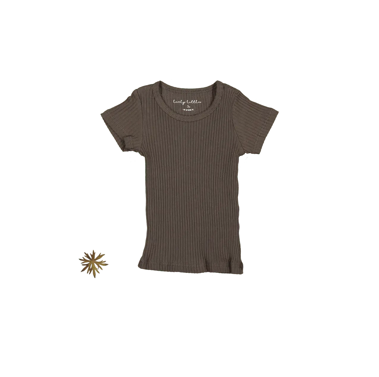 Lovely Littles The Short Sleeve Tee - Cocoa - 