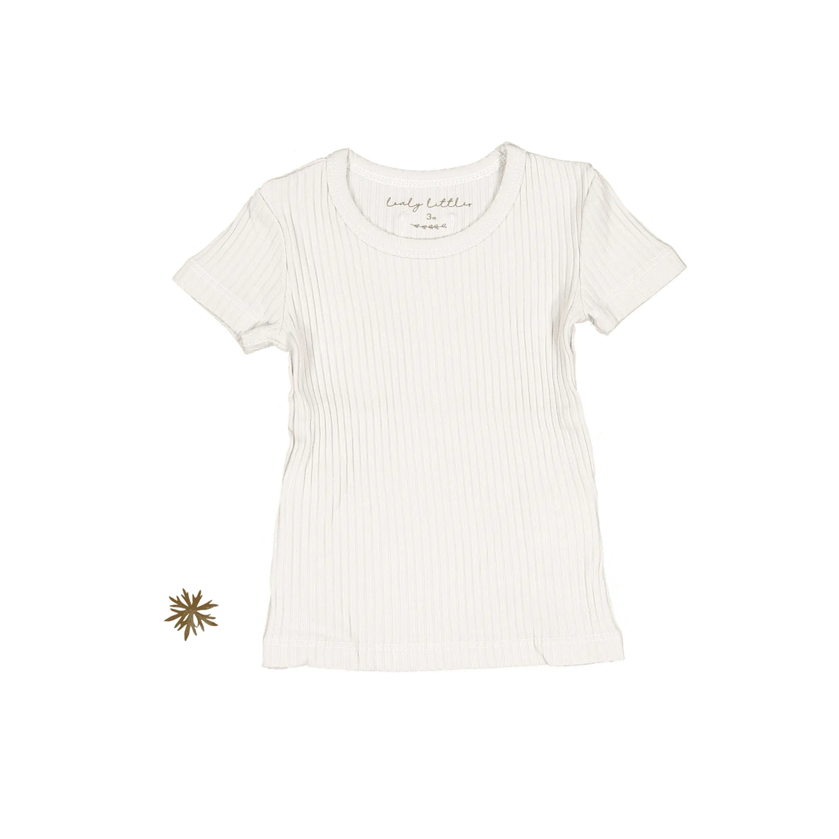 The Short Sleeve Tee - Cream - Sleeve, White, T-shirt, Textile, Fashion | Everetts Place