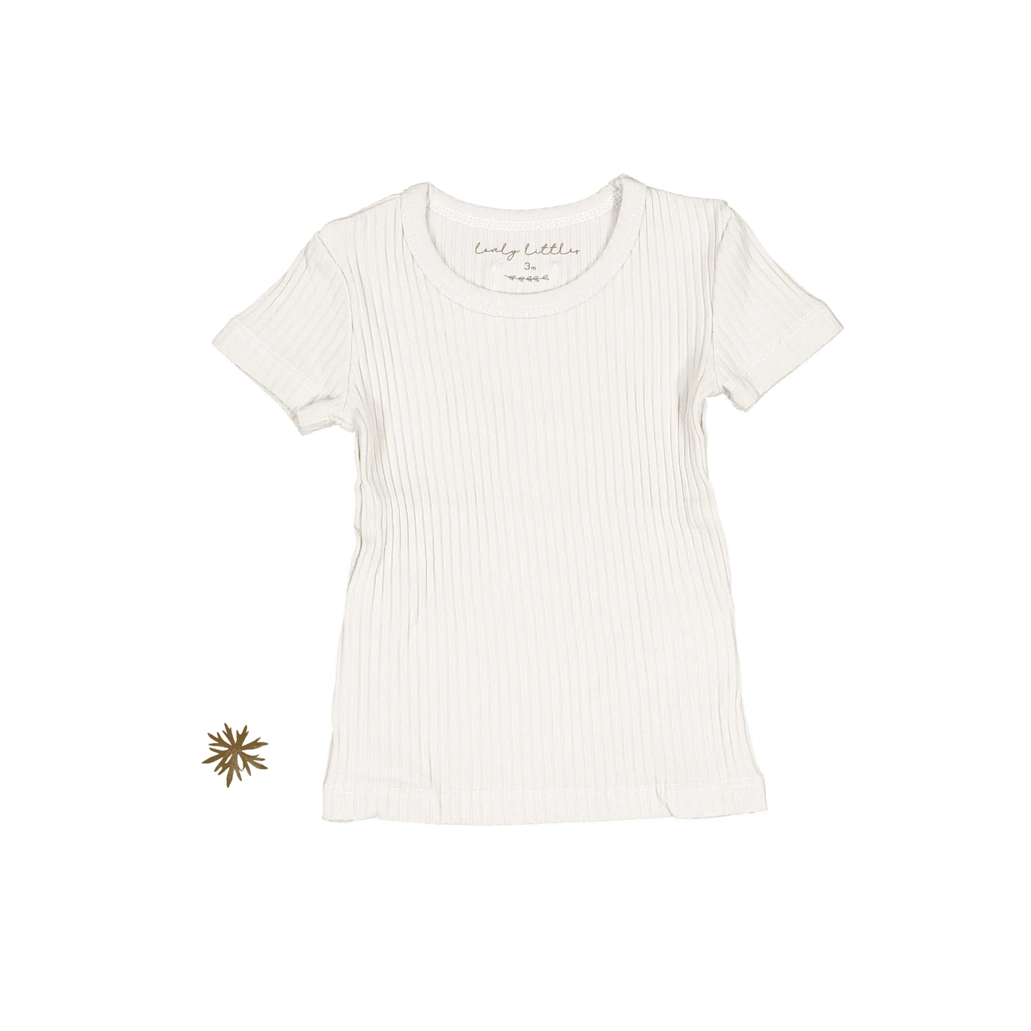 The Short Sleeve Tee - Cream - Sleeve, White, T-shirt, Textile, Fashion | Everetts Place