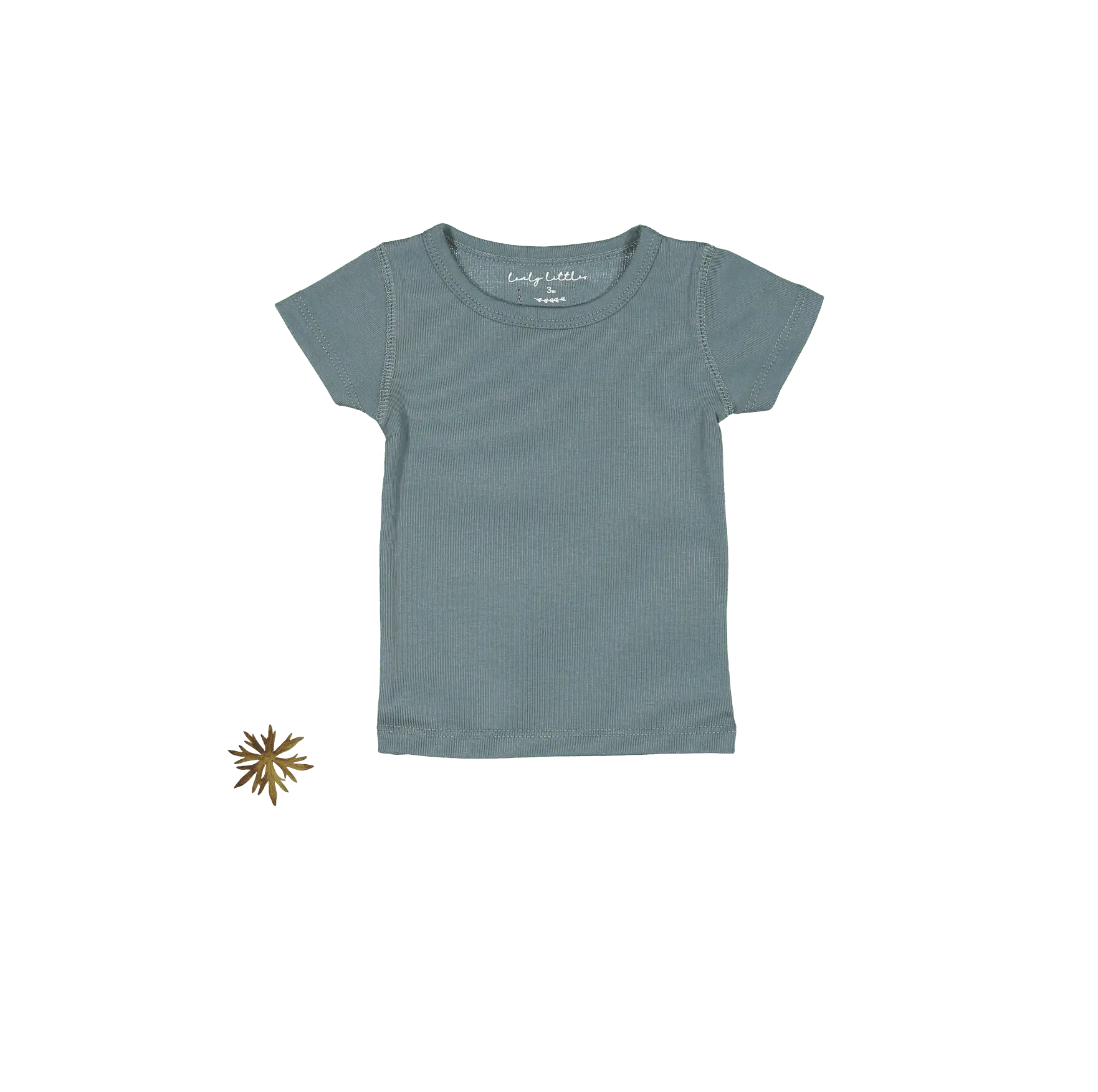 The Short Sleeve Tee - Fern - Sleeve, T-shirt, White, Textile, Active Shirt | Everetts Place