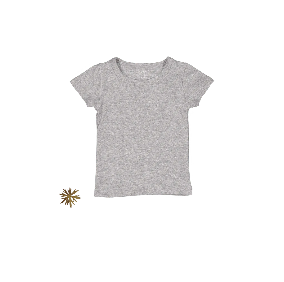 Lovely Littles The Short Sleeve Tee - Heather - 