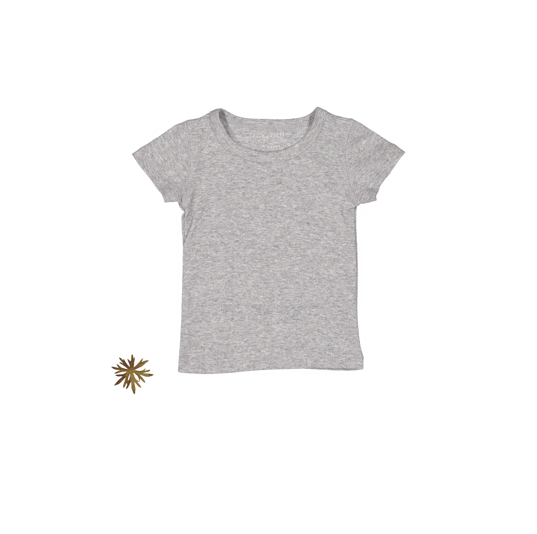 Lovely Littles The Short Sleeve Tee - Heather - 