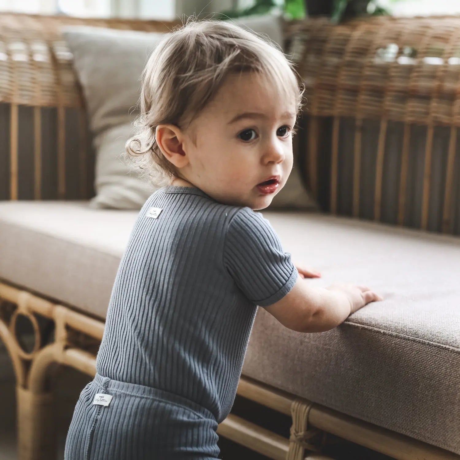 Lovely Littles The Short Sleeve Tee - Midnight - 