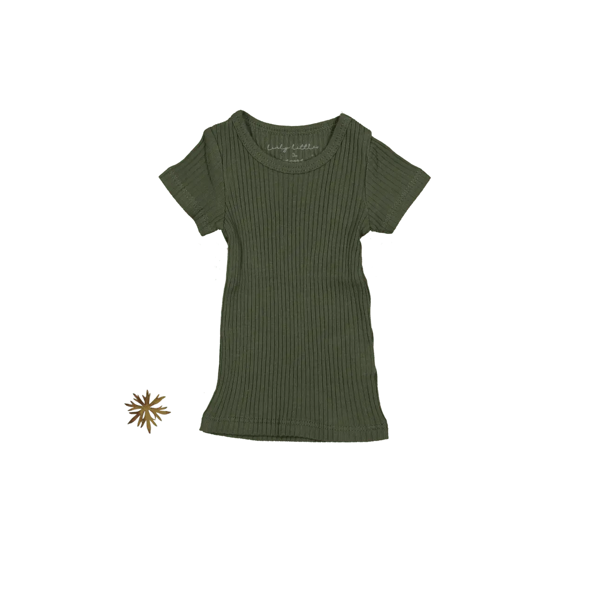 The Short Sleeve Tee - Moss - Sleeve, Textile, Active Shirt, Stitch, Sweater | Everetts Place