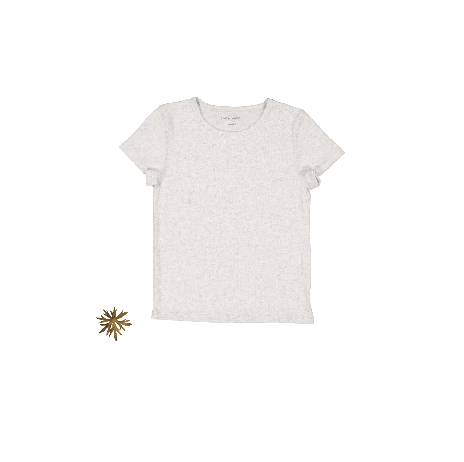 The Short Sleeve Tee - Oatmeal - Sleeve, White, T-shirt, Textile, Active Shirt | Everetts Place