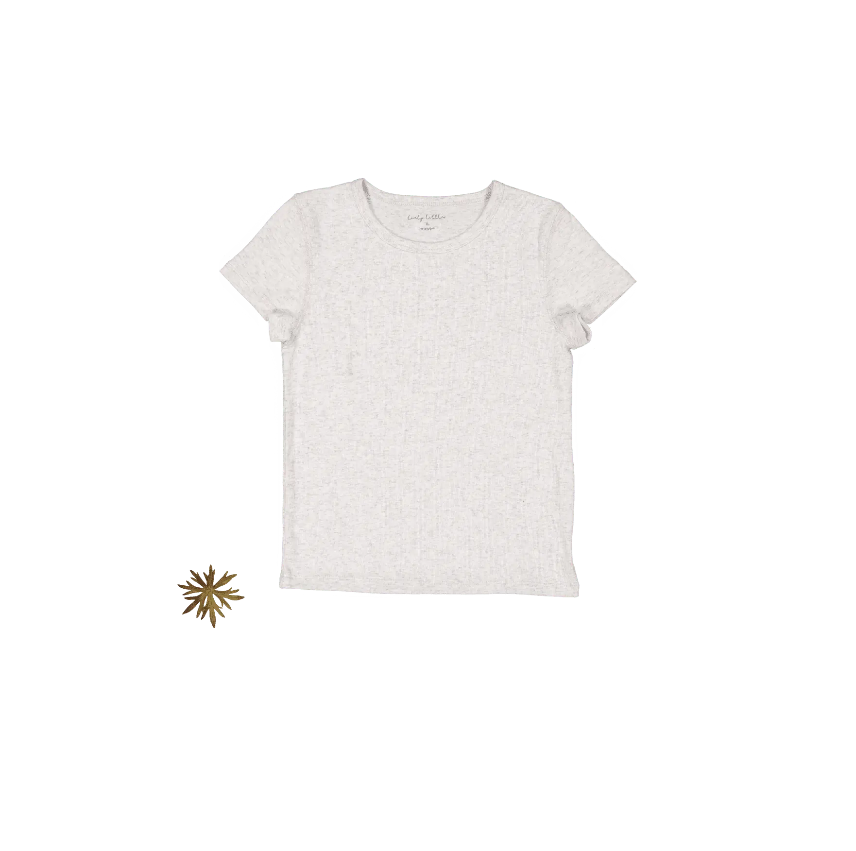 The Short Sleeve Tee - Oatmeal - Sleeve, White, T-shirt, Textile, Active Shirt | Everetts Place