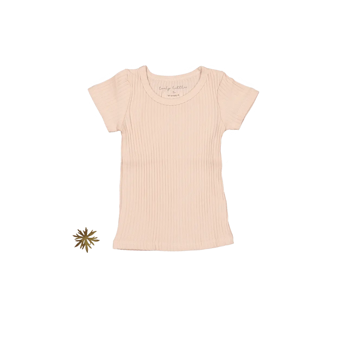 The Short Sleeve Tee - Powder - Sleeve, White, Textile, Active Shirt, Pink | Everetts Place