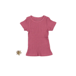 The Short Sleeve Tee - Raspberry - Sleeve, Red, Textile, Pink, Baby & Toddler Clothing | Everetts Place