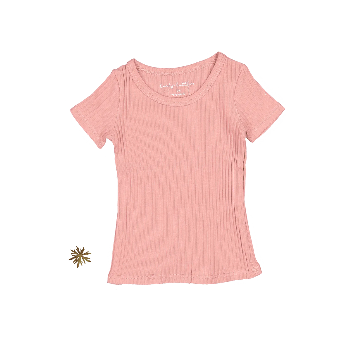The Short Sleeve Tee - Rose - Sleeve, White, Pink, Textile, Fashion | Everetts Place