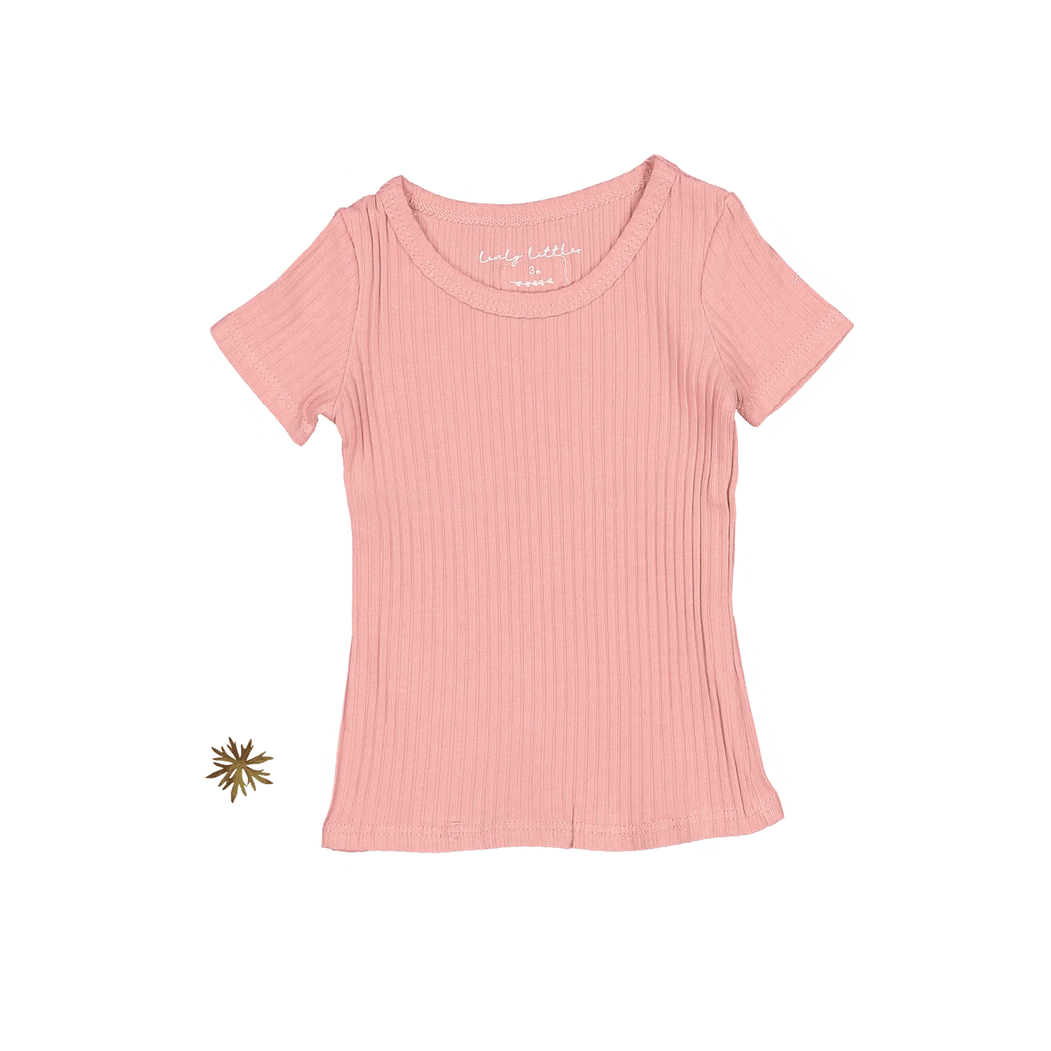 The Short Sleeve Tee - Rose - Sleeve, White, Pink, Textile, Fashion | Everetts Place