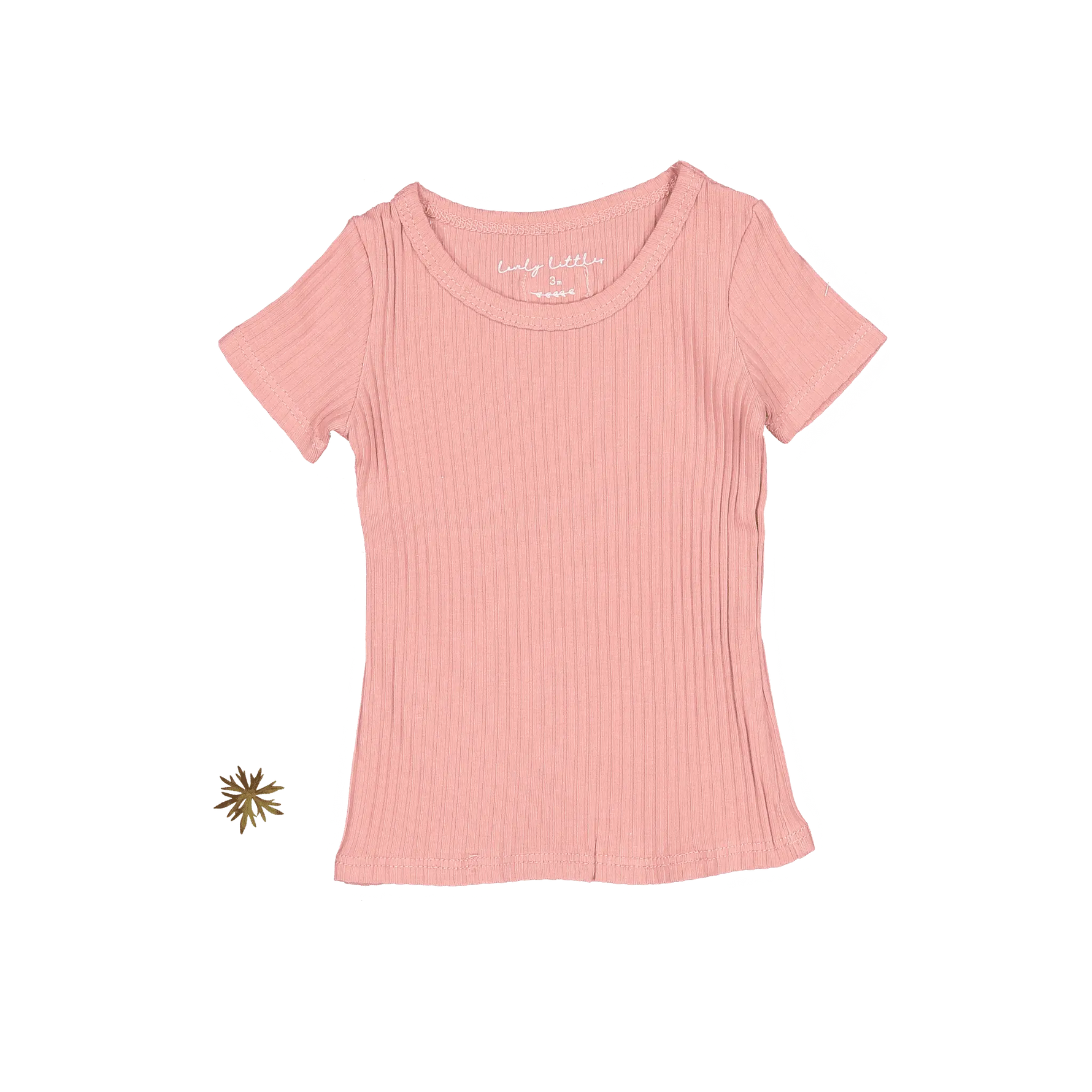 The Short Sleeve Tee - Rose - Sleeve, White, Pink, Textile, Fashion | Everetts Place